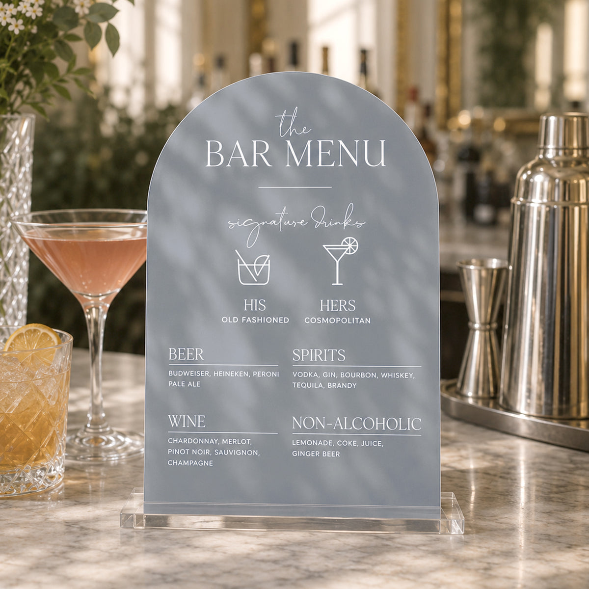 Violet Bar Sign
