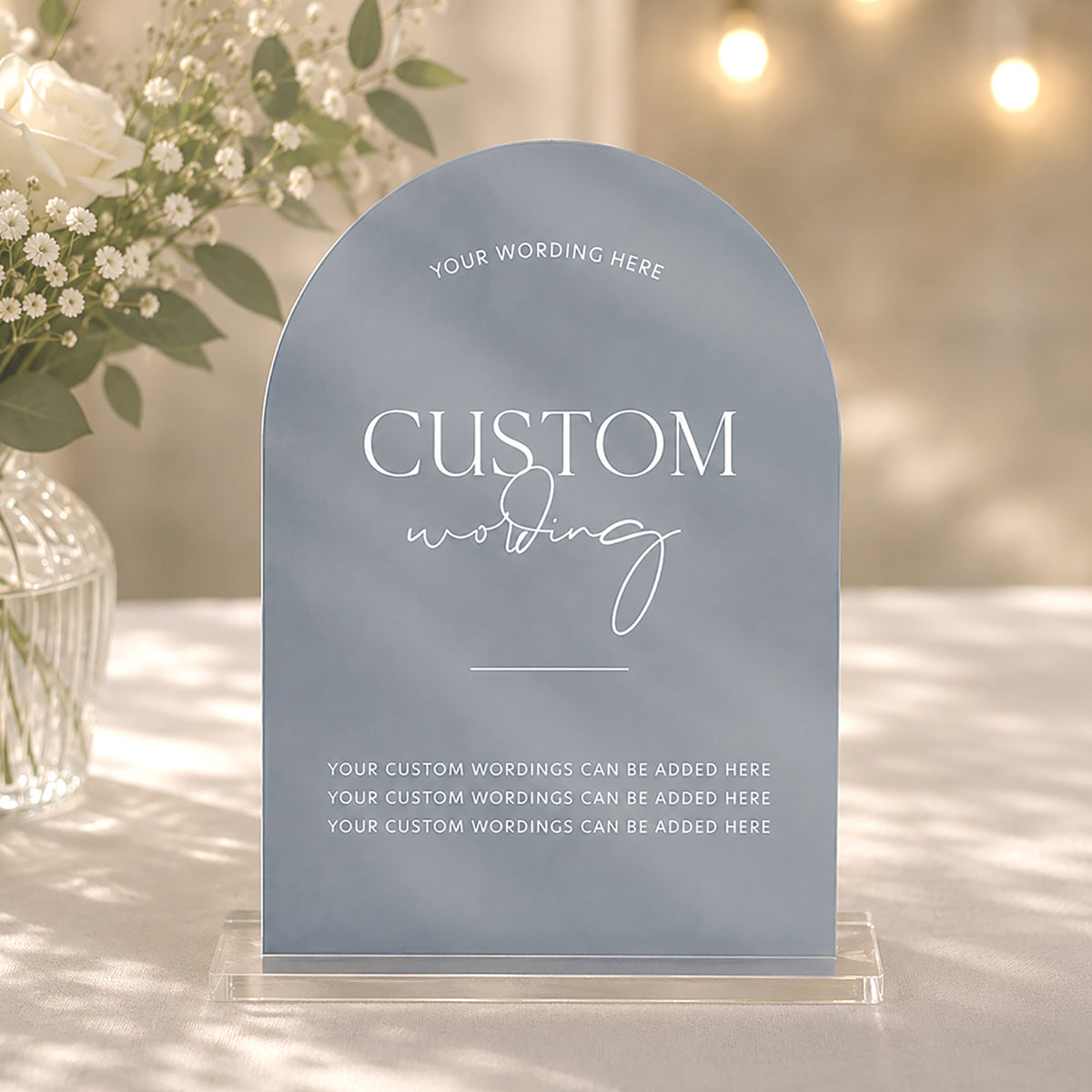 Violet Custom Sign