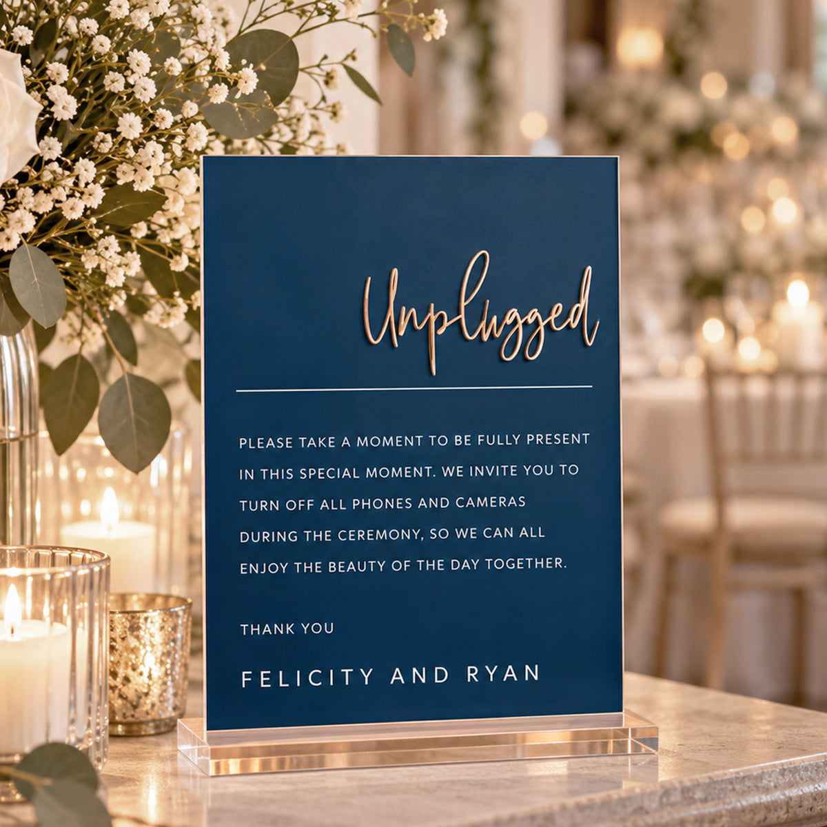 Felicity Unplugged Sign