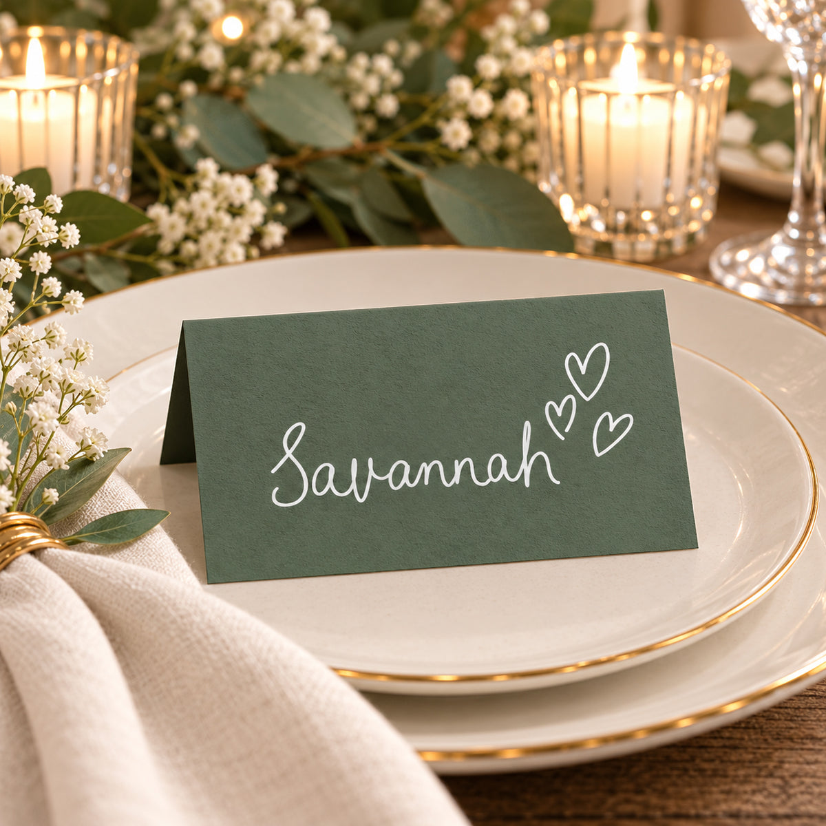 Hattie Place Card Setting