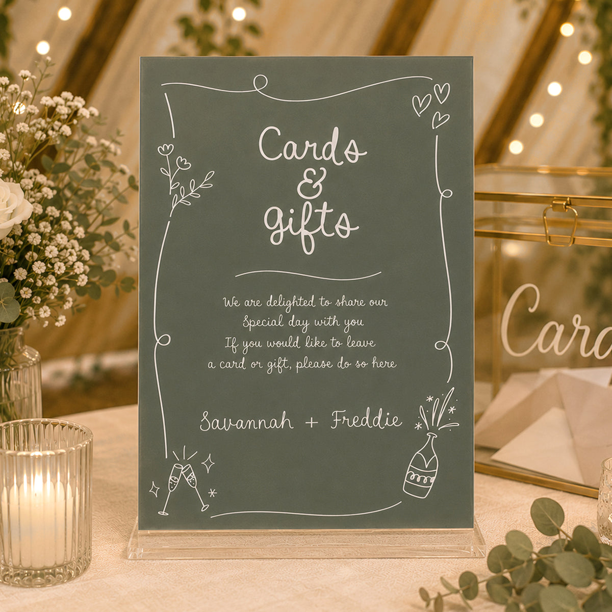 Savannah Cards and Gifts Sign