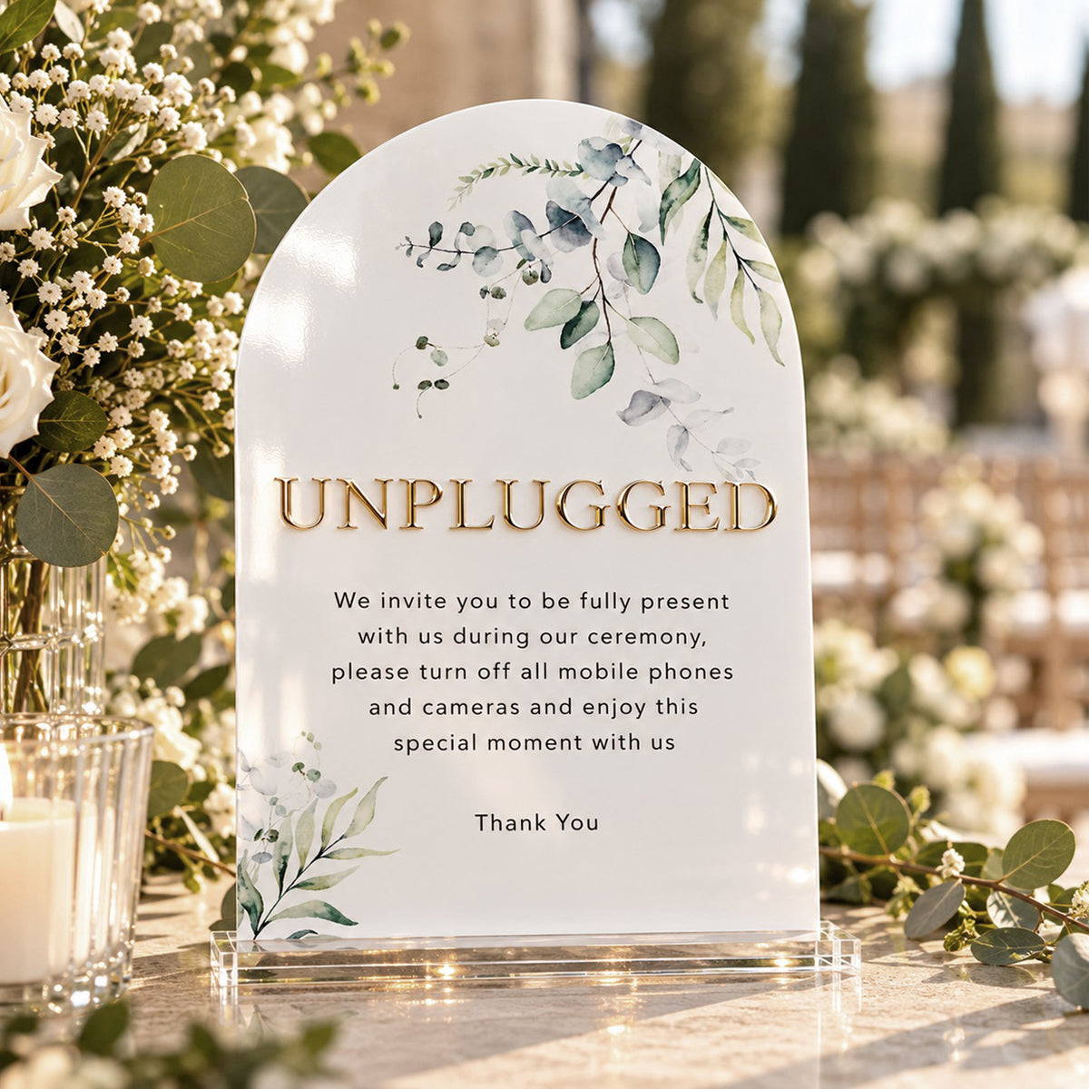 Eden Unplugged Sign
