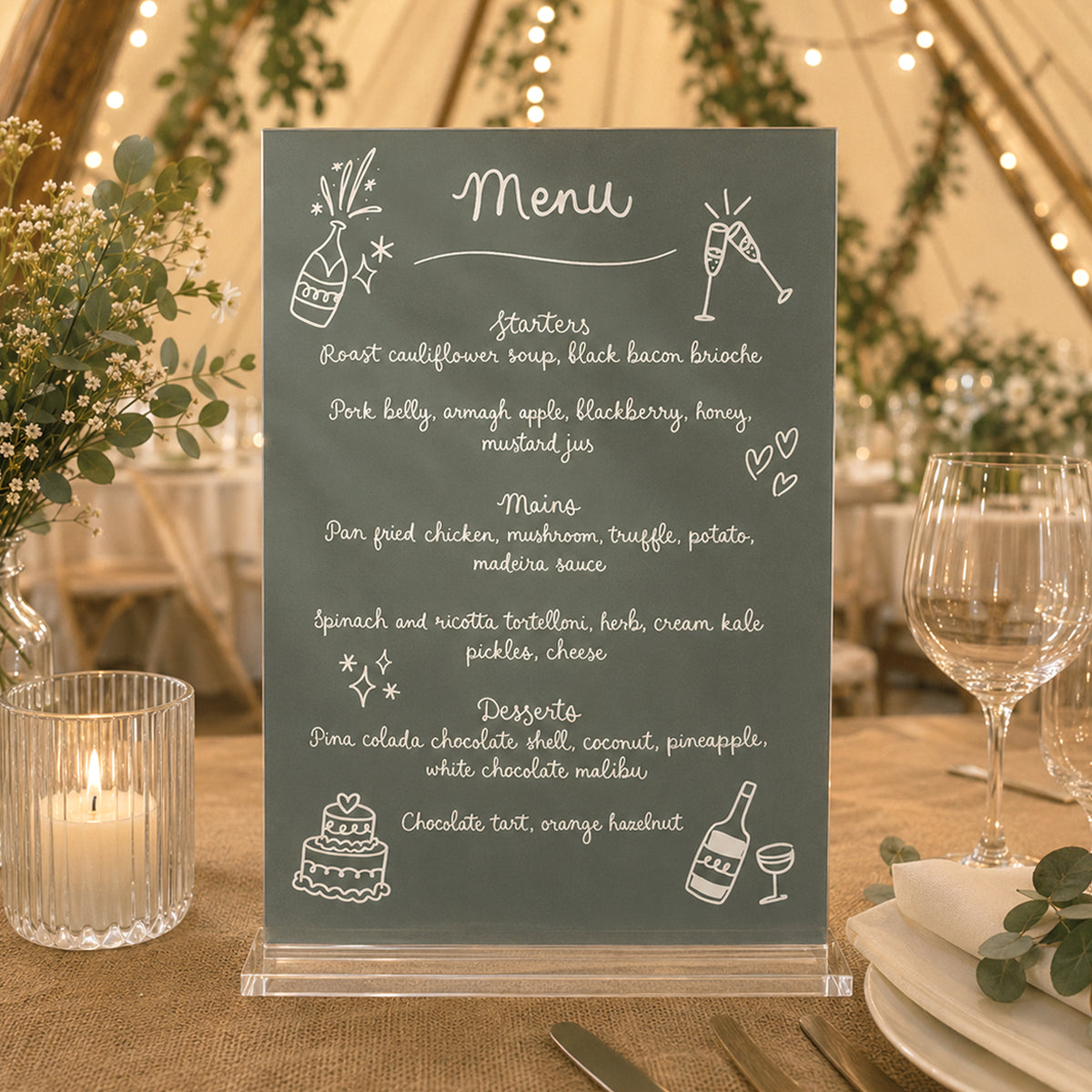 Savannah Menu