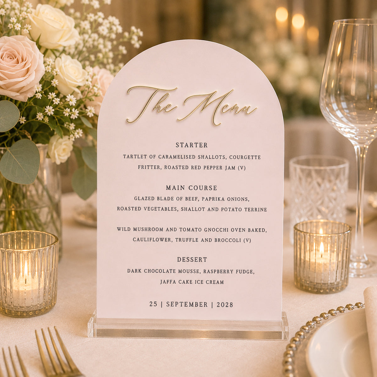 Hattie Menu Sign