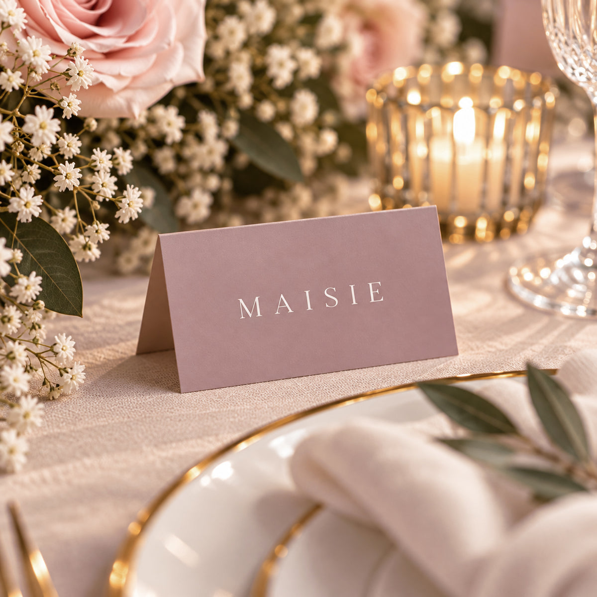 Maisie Place Card Setting