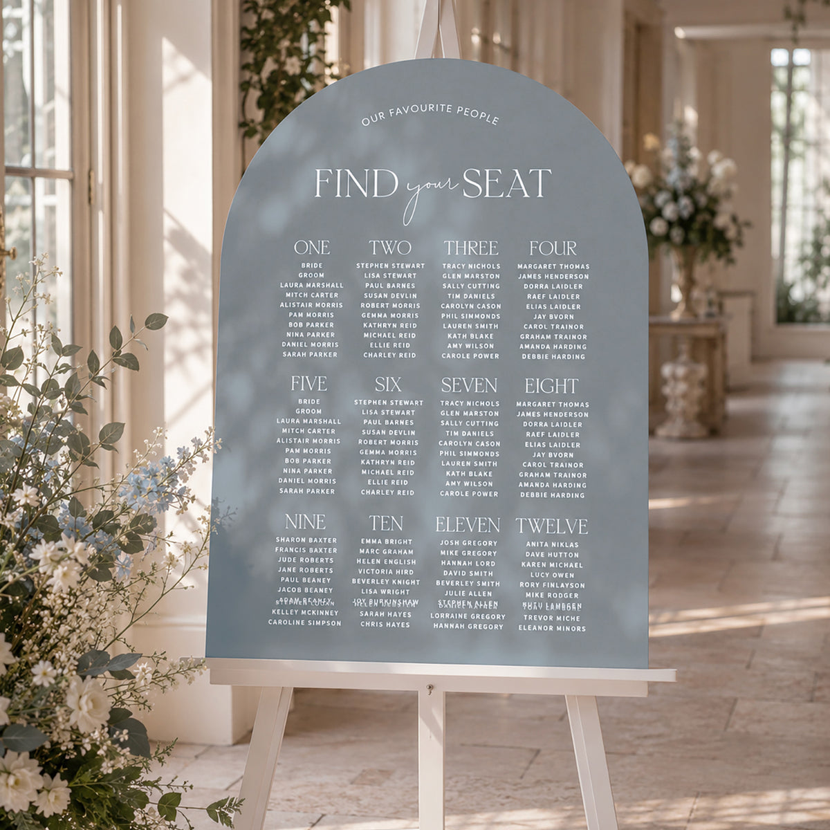 Violet Seating Plan