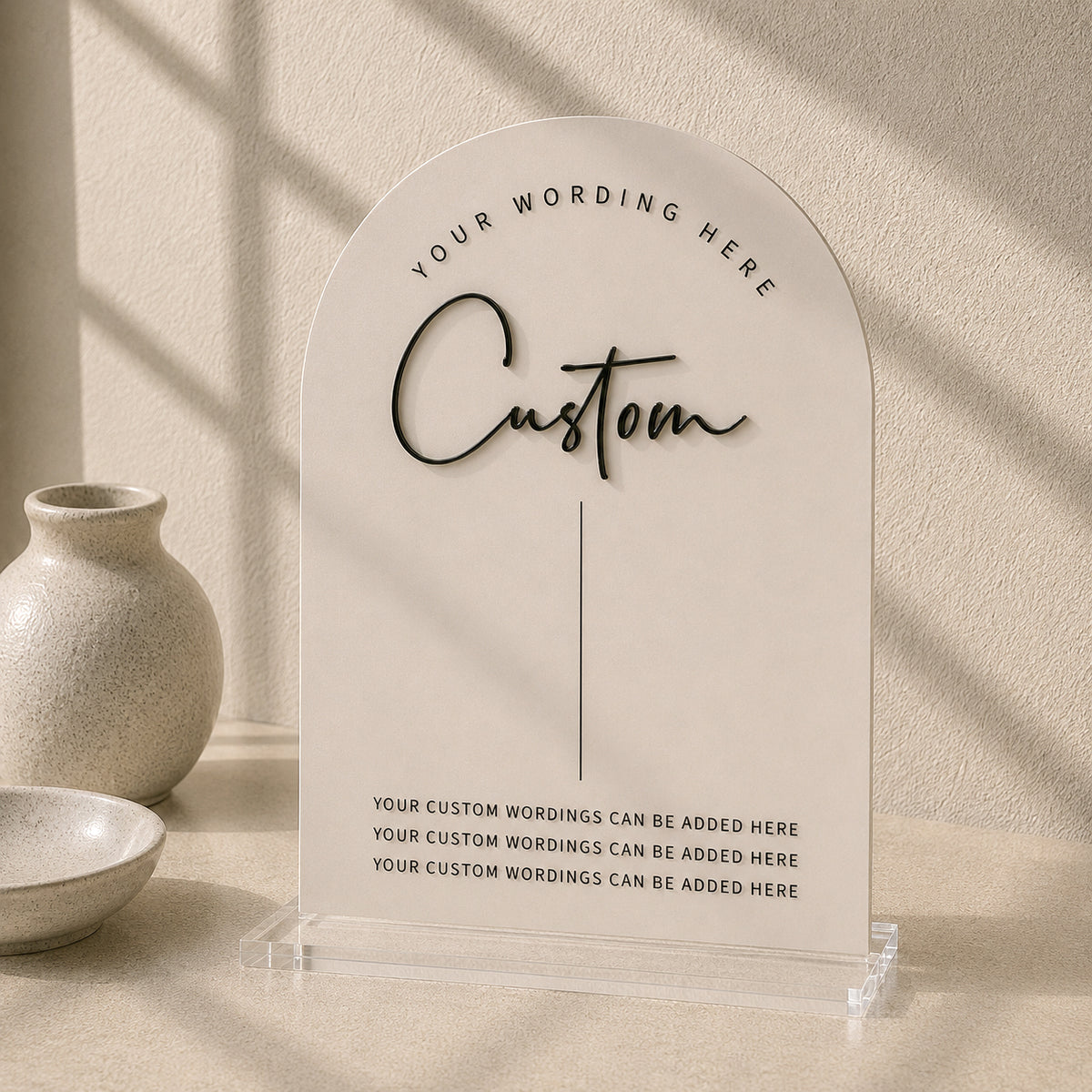 Kelsey Custom Wording Sign