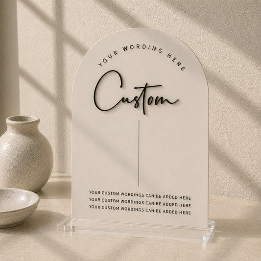 Kelsey Custom Wording Sign