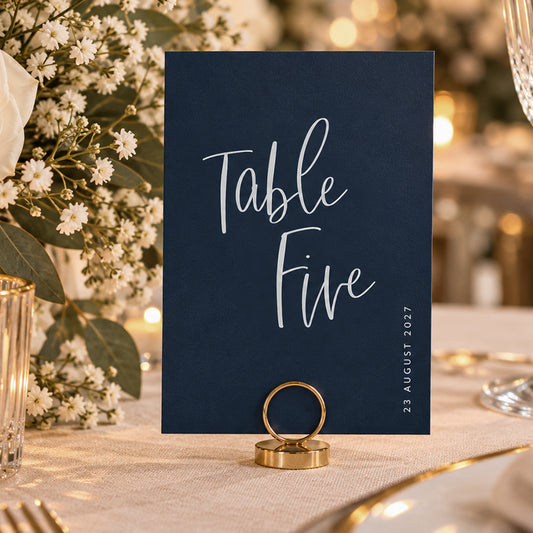 Felicity Card Table Name / Number