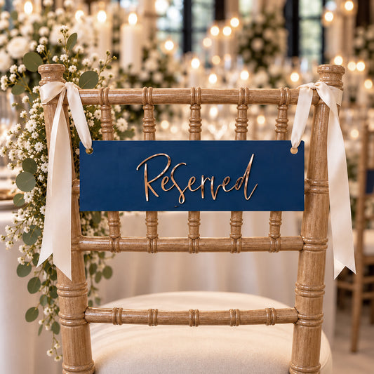 Felicity Reserved Sign