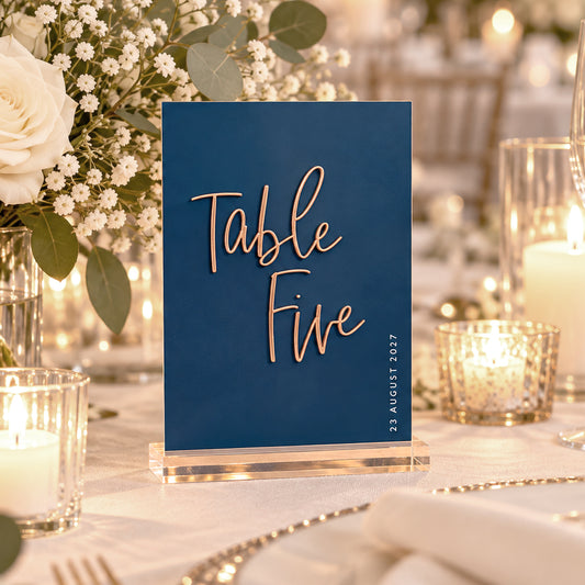 Felicity Table Name / Number