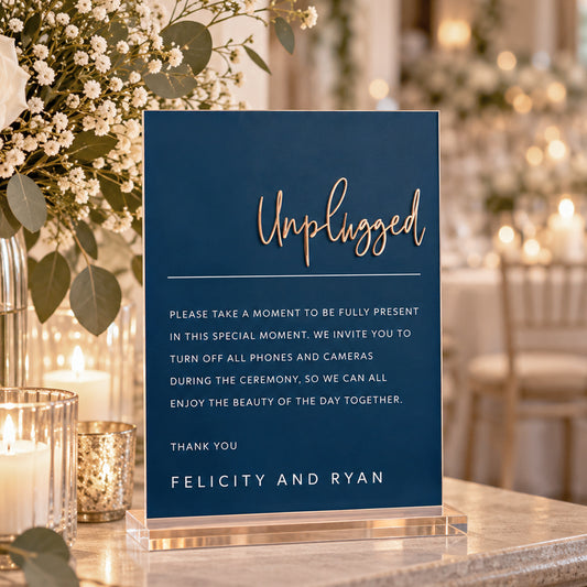 Felicity Unplugged Sign