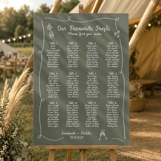 Savannah Seating Plan