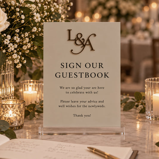 Sloane Guestbook Sign