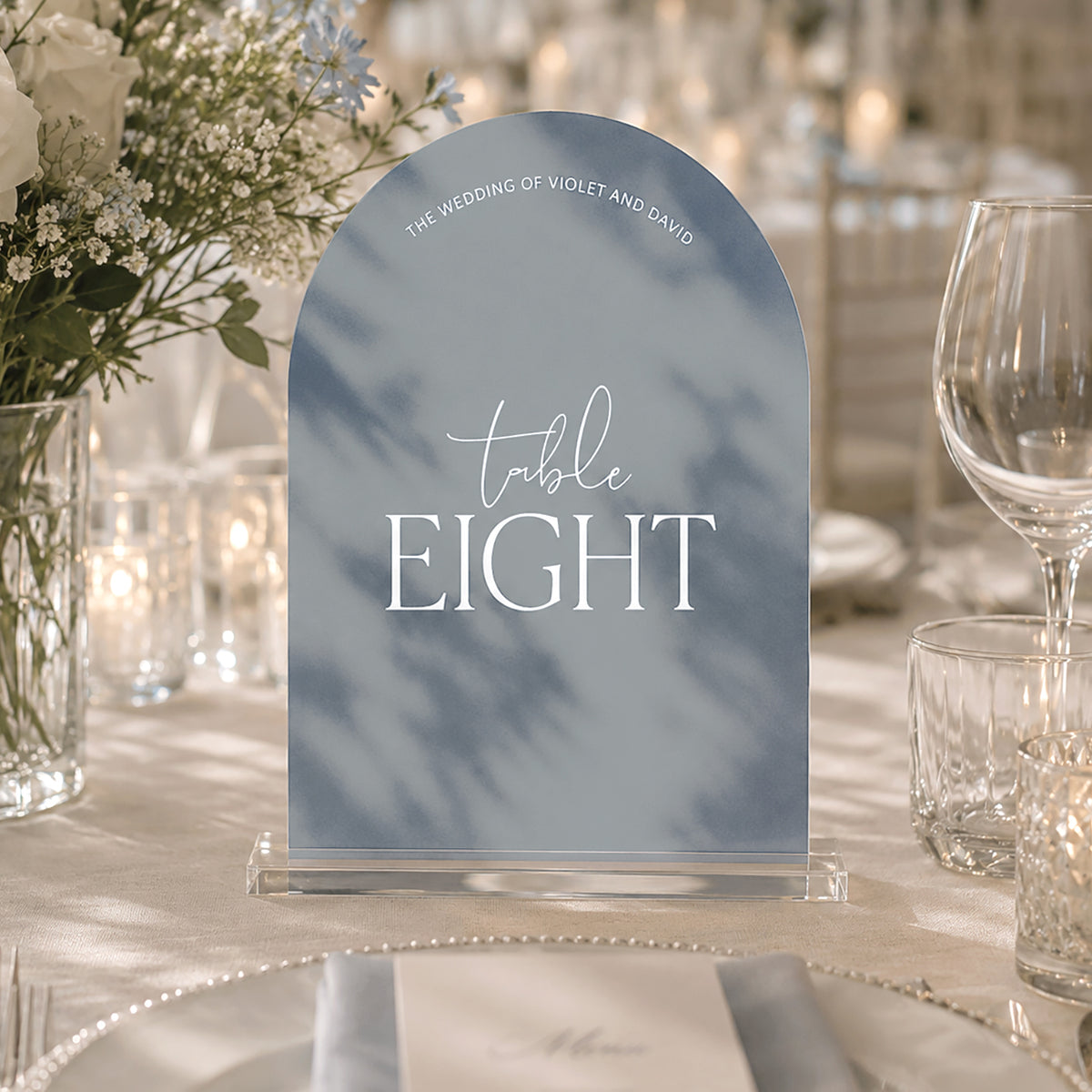 Violet Table Number / Name