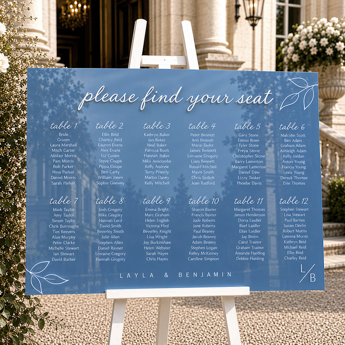 Layla Seating Plan