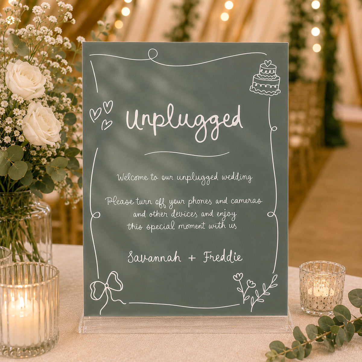 Savannah Unplugged Sign