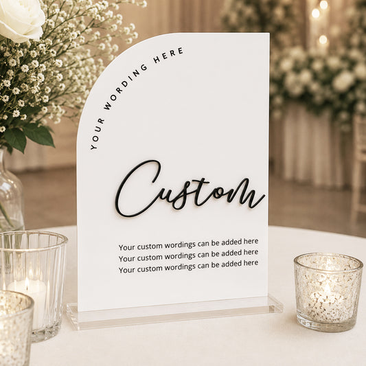 Arden Custom Sign