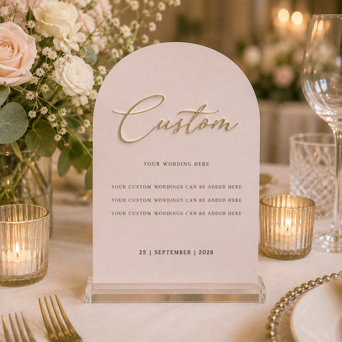 Hattie Custom Wording Sign
