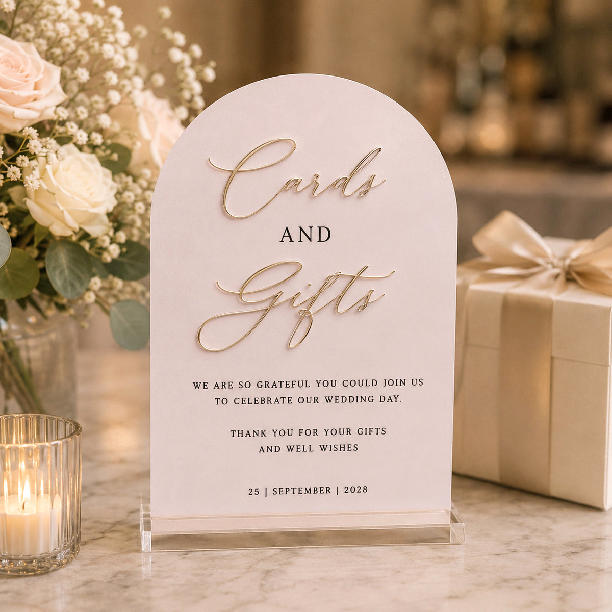 Hattie Card and Gift Sign