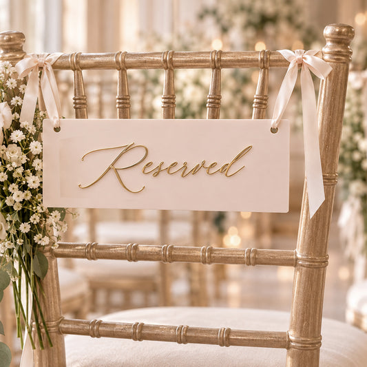 Hattie Reserved Sign