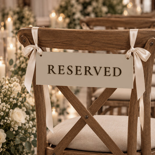 Sloan Reserved Sign