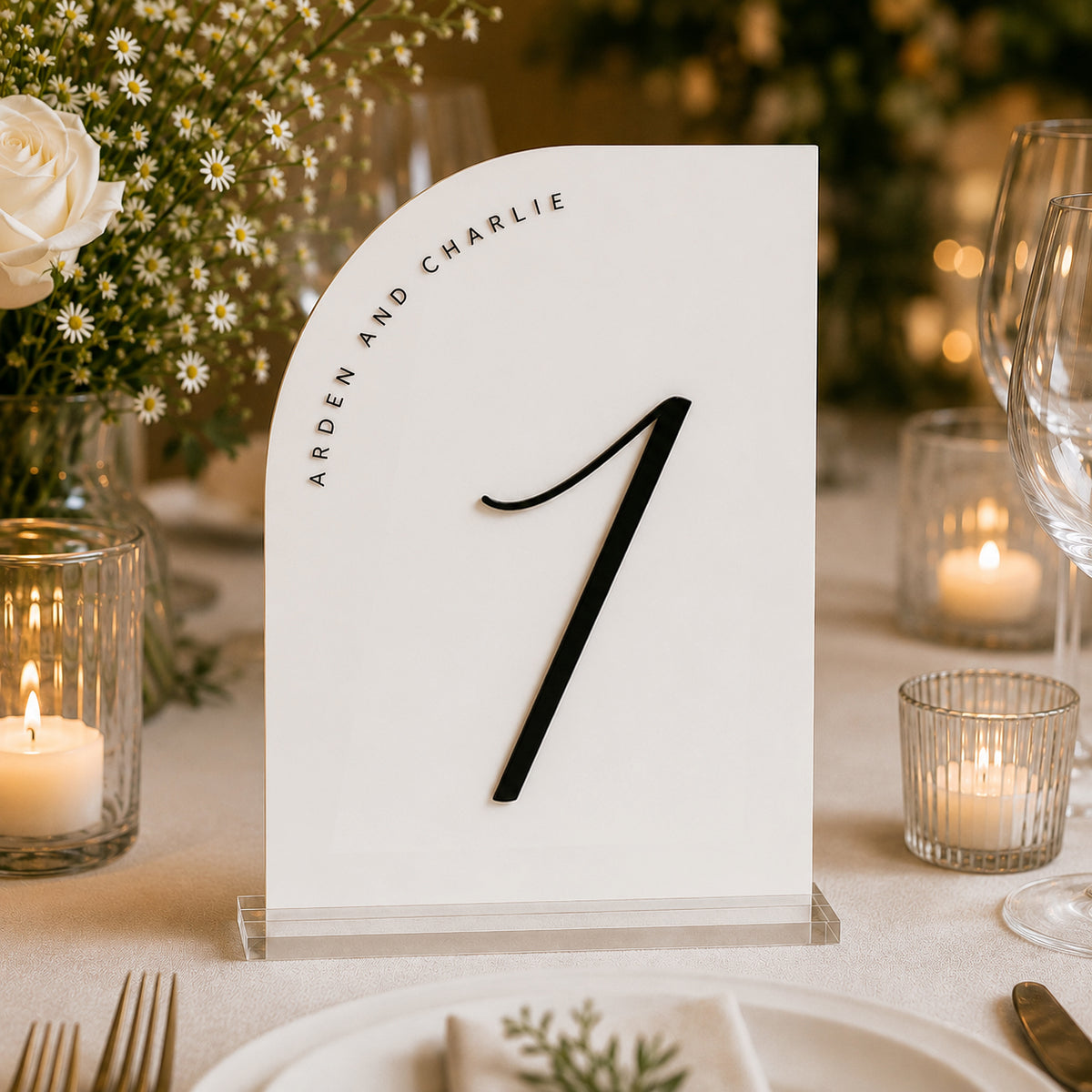 Arden Table Number / Name