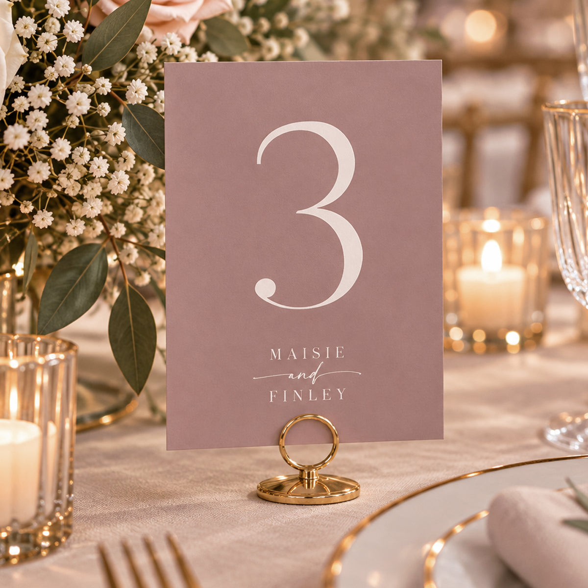 Maisie Card Table Name / Number