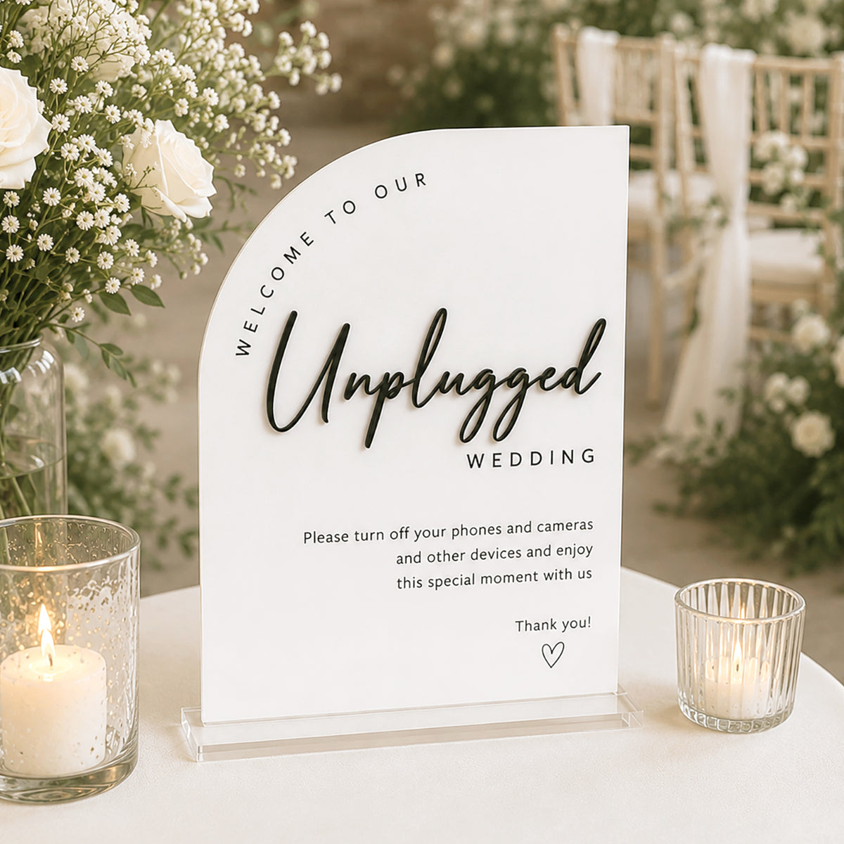 Arden Unplugged Sign