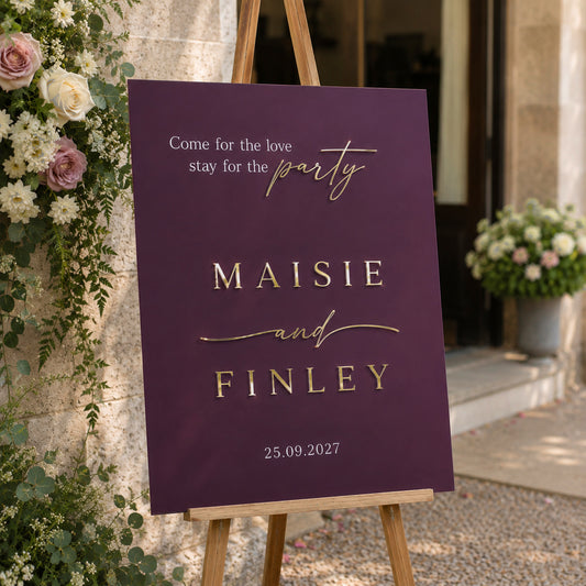Maisie Welcome Sign